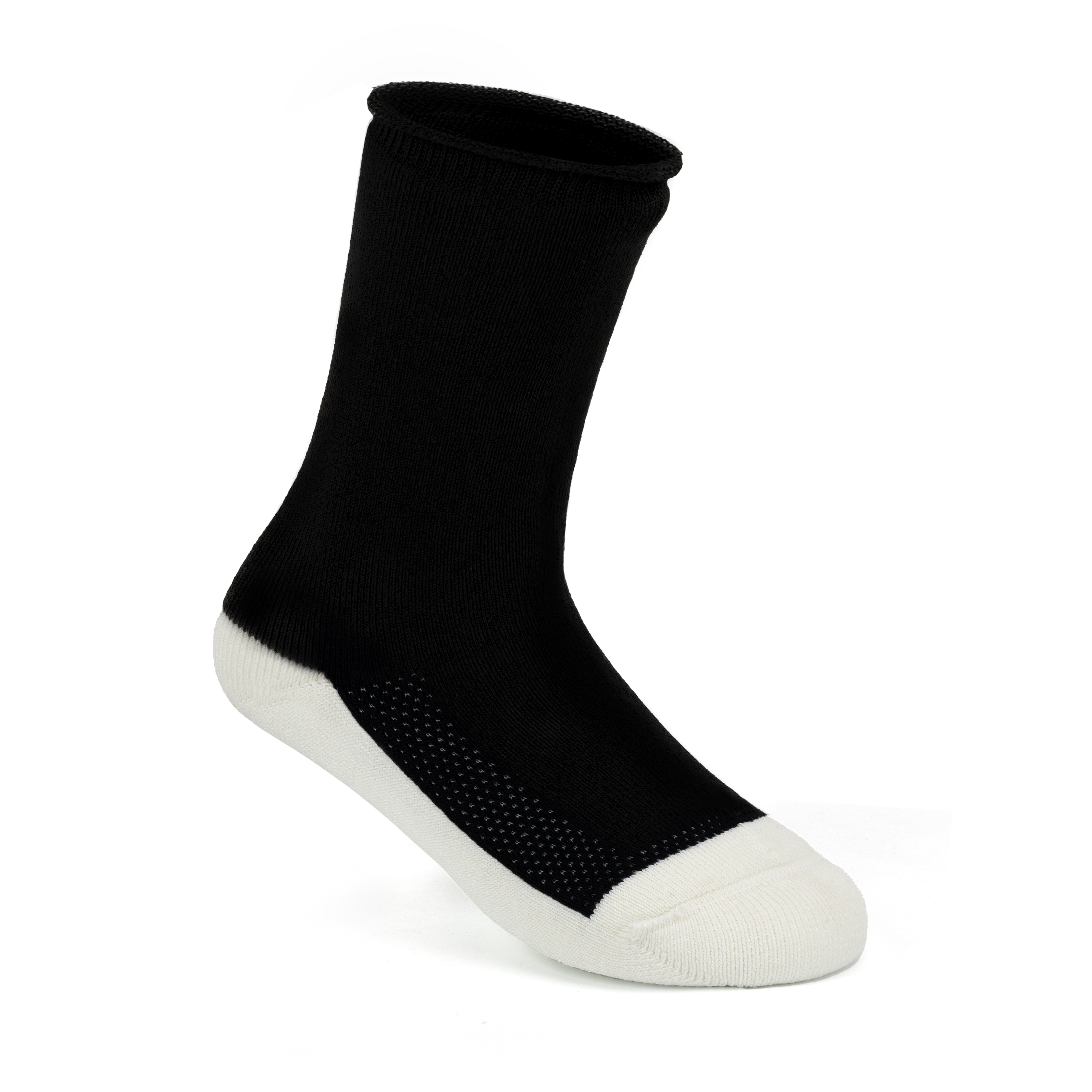 [HF Extra Roomy Socks - Black / White]
