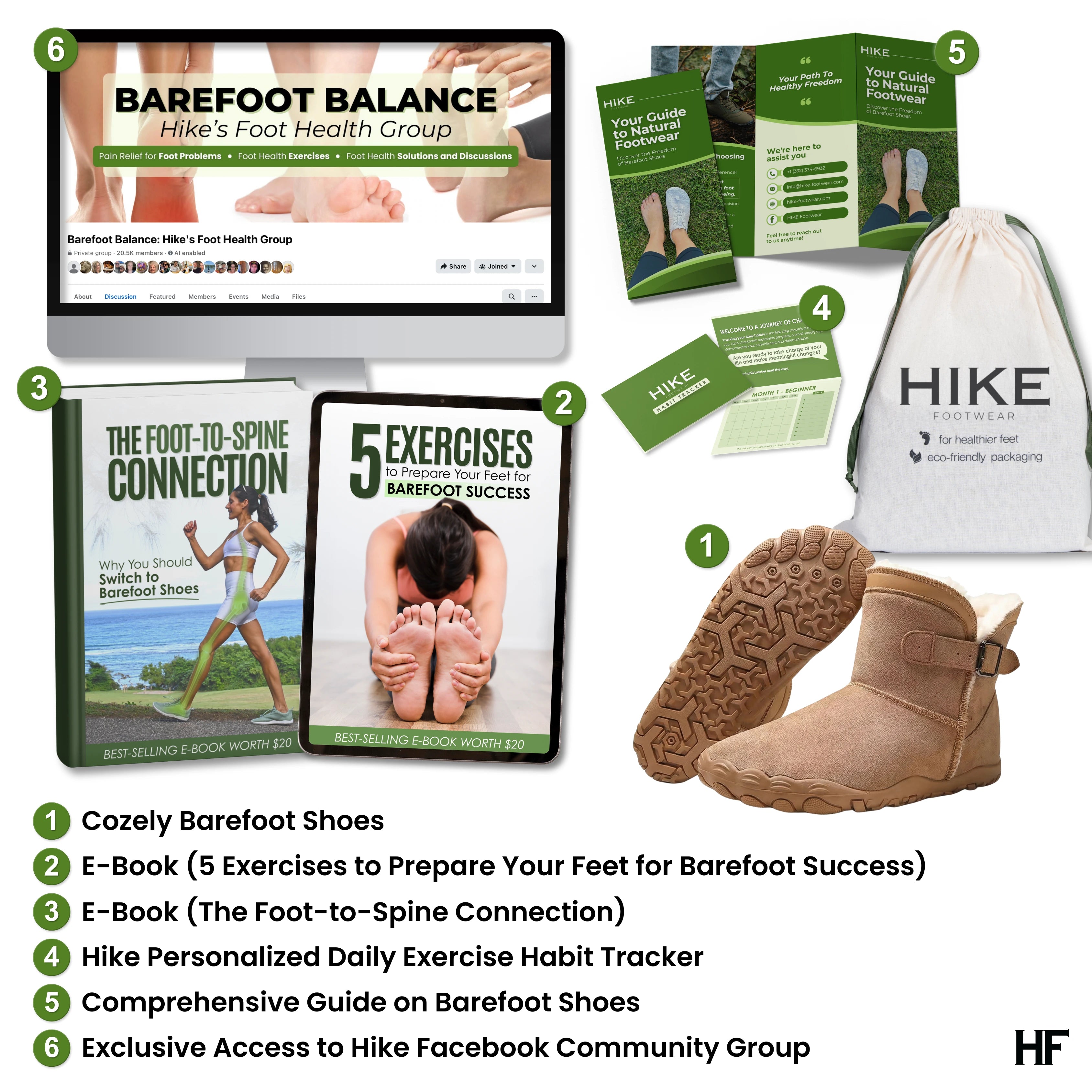 [NEW] Cozely - Women’s Fur-Lined & Ergonomic Barefoot Shoes