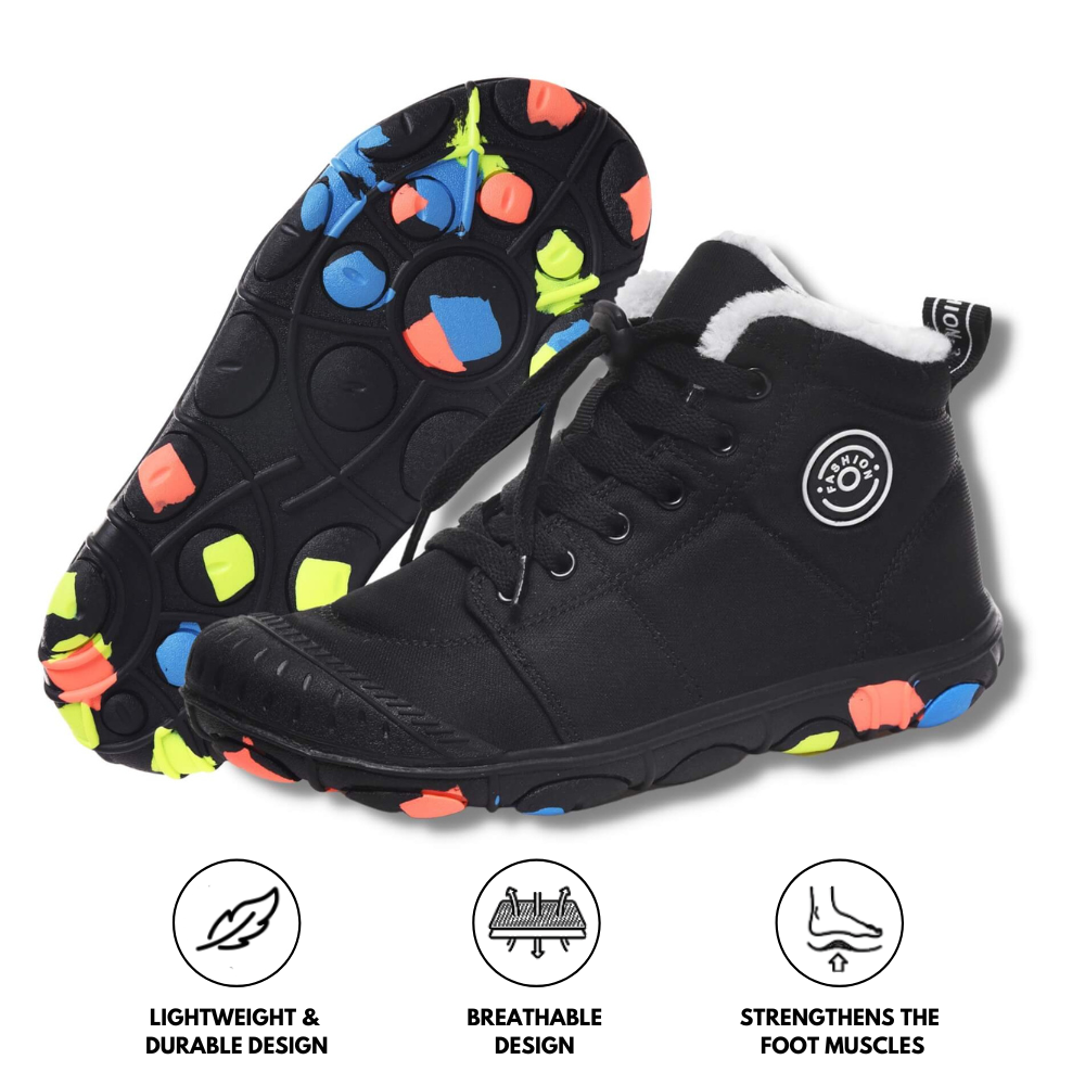 Hike Kids - Wasserdichte Barfuß-Winterschuhe für Kinder