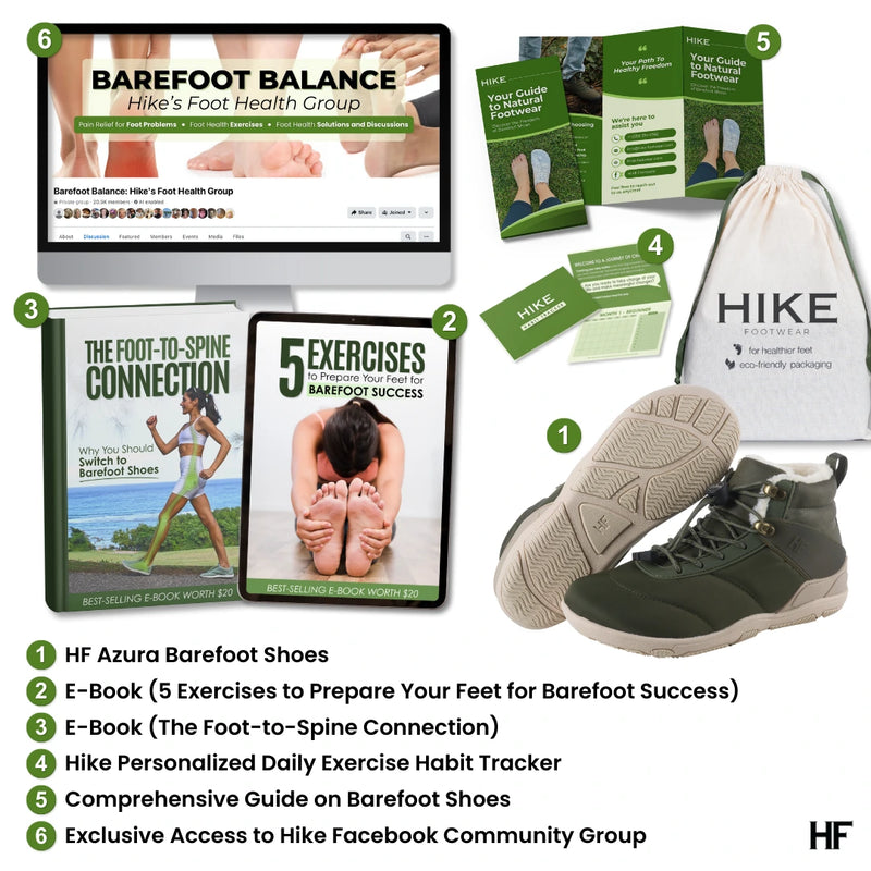 HF Azura – ergonomische & unterstützende Winter-Barfußschuhe - Unisex