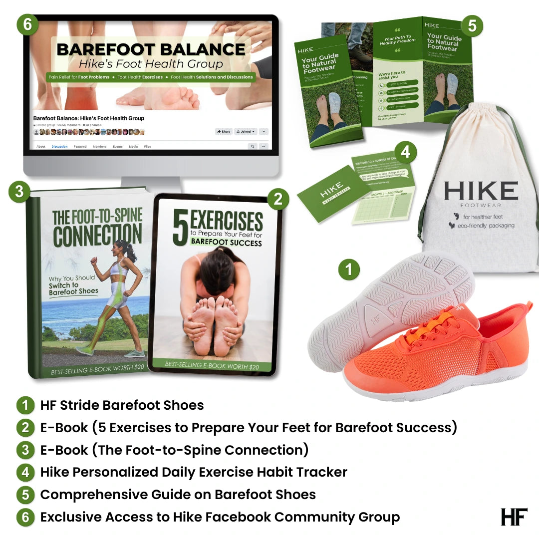 HF Stride – Hands-Free & ergonomische Barfußschuhe (Unisex)