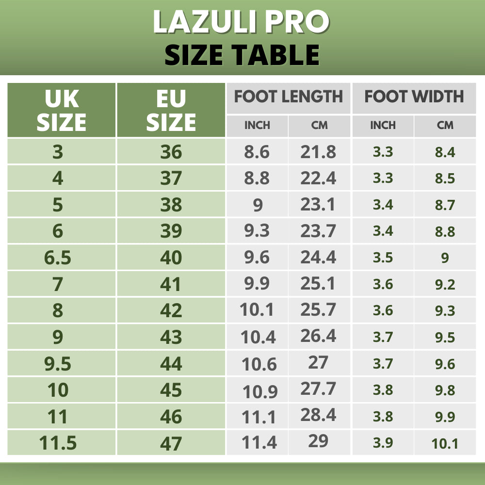 Lazuli Pro - Lazuli Pro - Gesündere und bequemere Füße mit Barfußschuhen (Unisex)